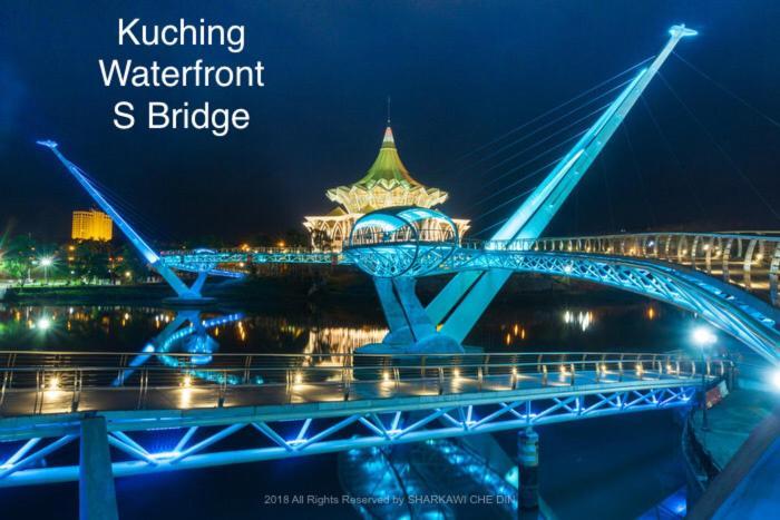 Riverview Home @Waterfront Kch Kuching Exterior foto